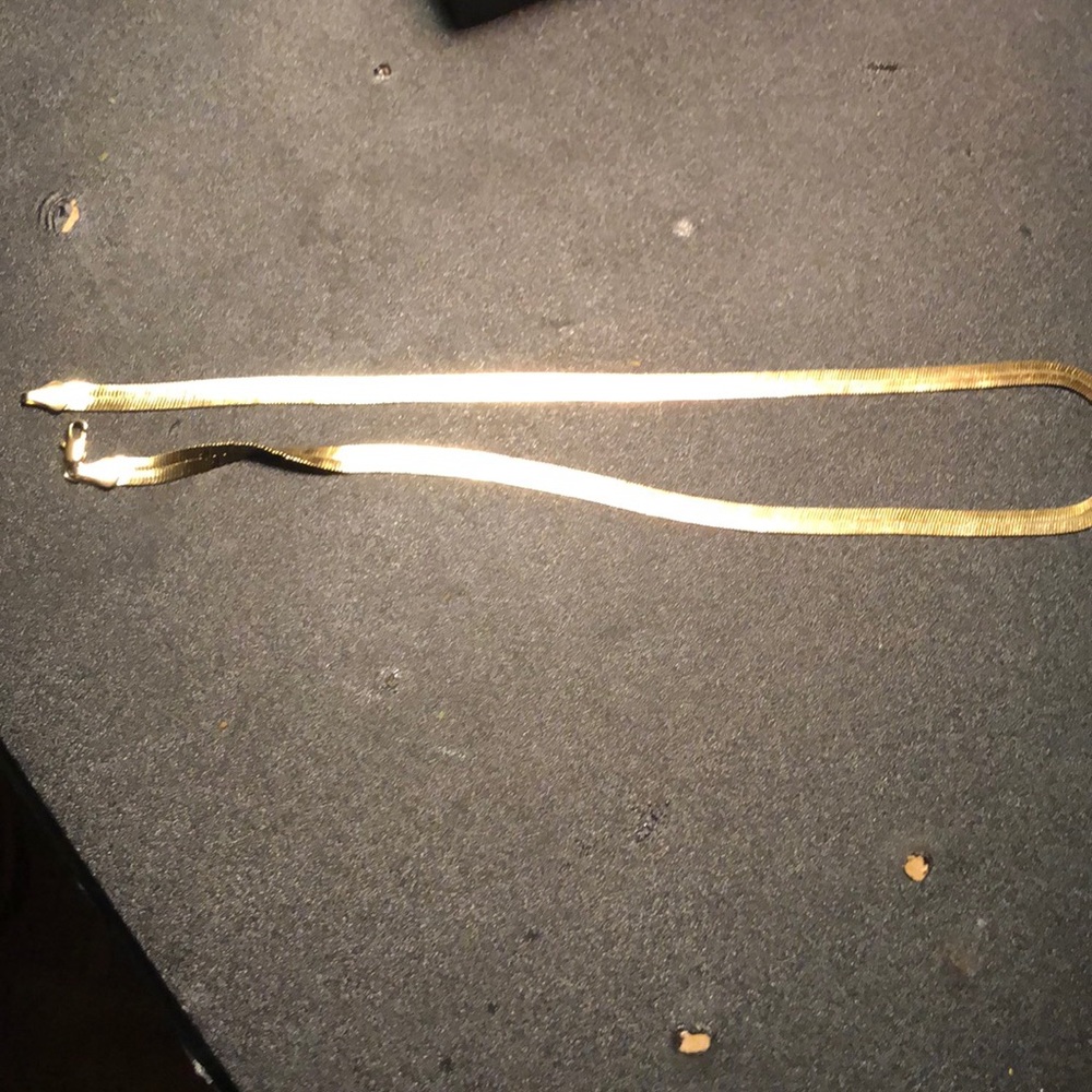 20" Italian Gold Herringbone Chain 14k Gold